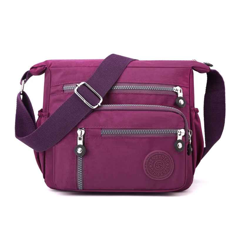 UrbanNylon™ – Women's Versatile Shoulder Bag with Smart Storage