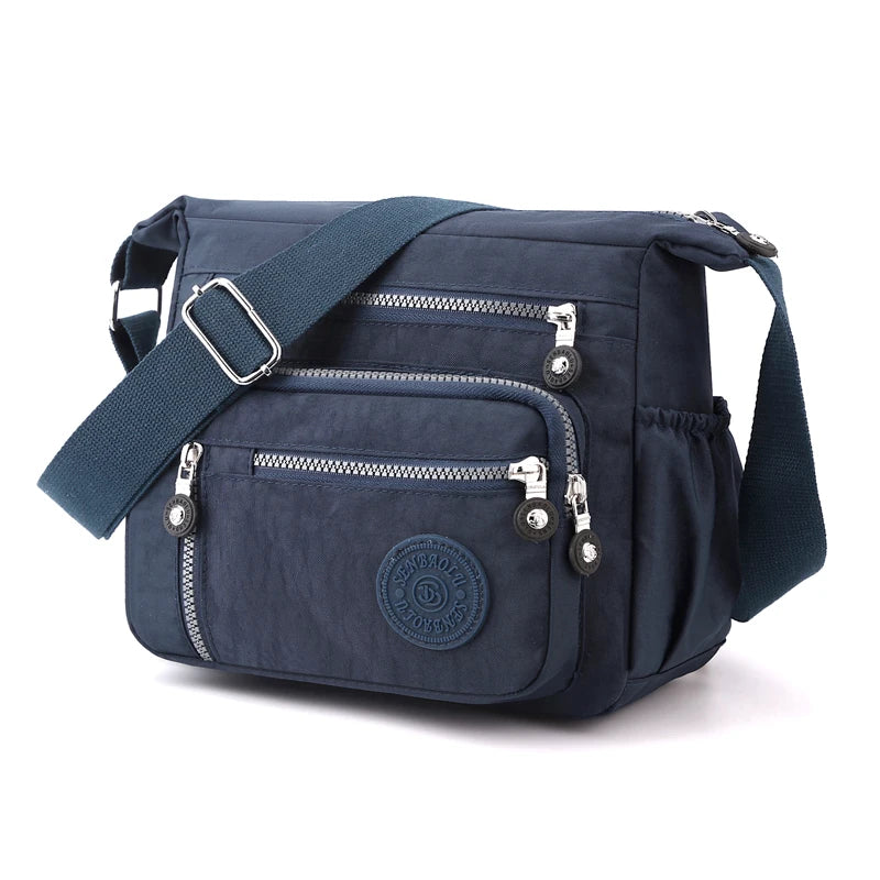 UrbanNylon™ – Women's Versatile Shoulder Bag with Smart Storage